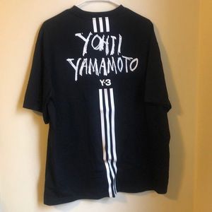 New Y-3 Adidas Yohji Yamamoto Men’s Tee Shirt